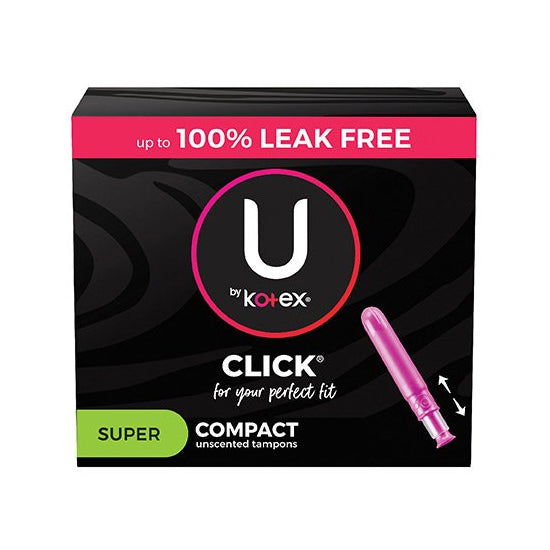 Kimberly Clark U by Kotex Supreme Premium Compact Tampons, Super (51581)