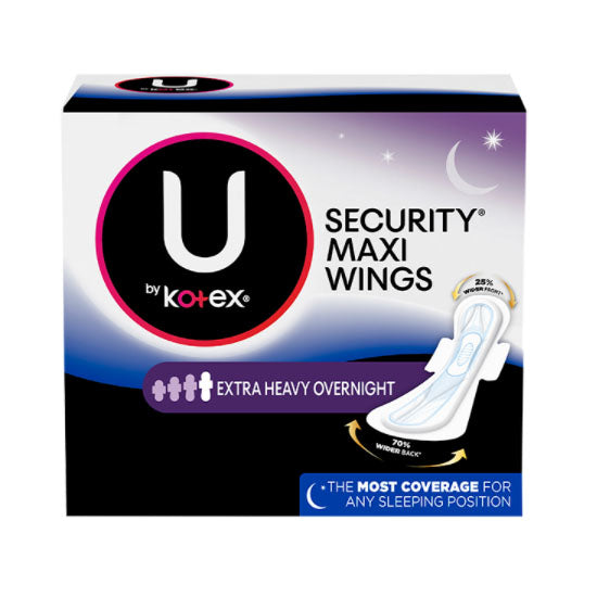 Kimberly Clark Security Pads with Wings, Extra Heavy Overnight (51755)