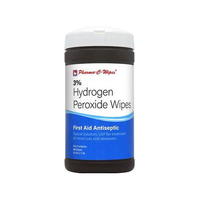 Kleen Test Pharma-C-Wipes, 3% Hydrogen Peroxide First Aid Wipe (200737)