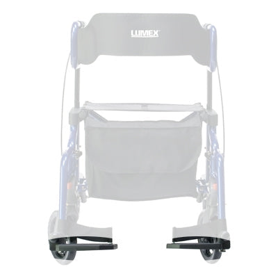 Replacement footrests for Lumex HybridLX, Titanium (LX1000-FRT)