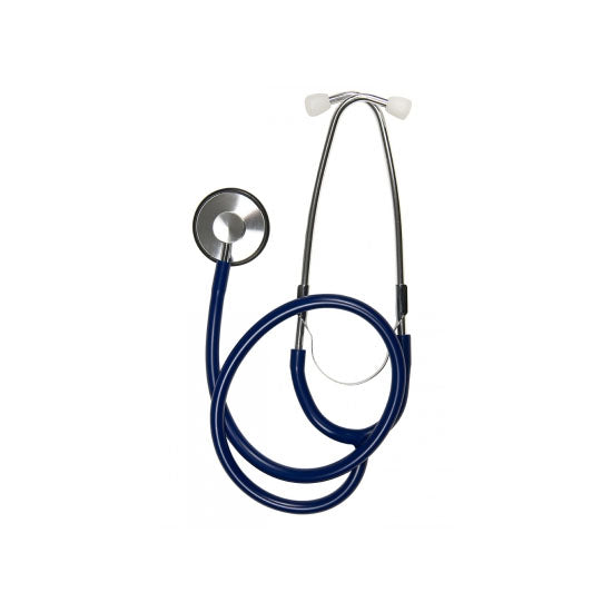 Labtron Lightweight Single Head Stethoscope, Disposable, Blue (300DLX-BL)