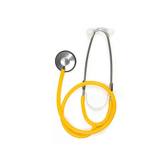 Labtron Lightweight Single Head Stethoscope, Disposable, Gold (300DLX-GL)