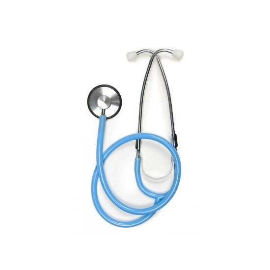Labtron Lightweight Single Head Stethoscope, Disposable, Light Blue (300DLX-LB)