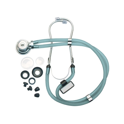 Labtron 22" Gel Series Sprague Rappaport-Type Stethoscope, Translucent Slate Blue (602SL-GEL)