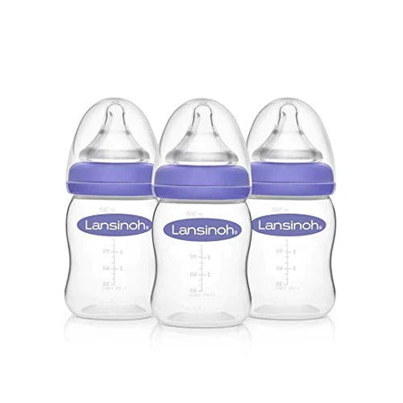 Lansinoh Breastfeeding Bottles with NaturalWave Nipple, 5oz (71054)