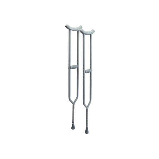Lumex Bariatric Imperial Steel Crutches, Adult, Aluminum (3614A)