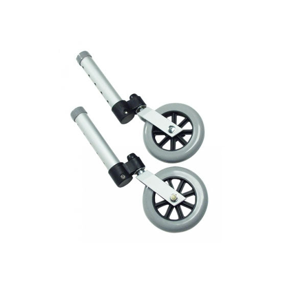 Lumex 5" Swivel Walker Wheels, Aluminum (603850A)