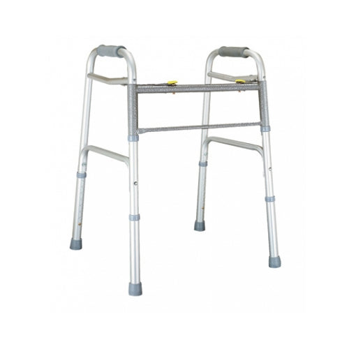 Lumex Imperial Collection Dual Release X-Wide Folding Walker, Aluminum (604070A)