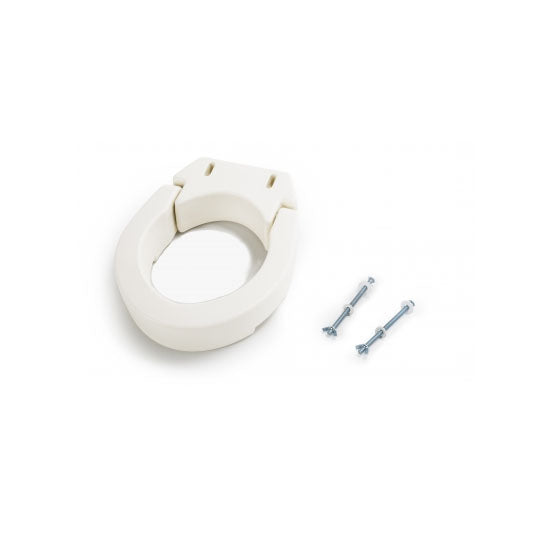 Lumex Round Hinged Toilet Seat Riser (6481R-2)