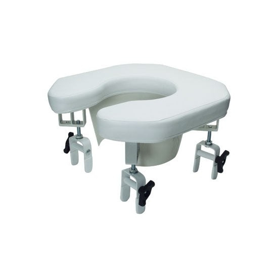 Lumex Multi-Position Open Padded Raised Toilet Seat (6497A)