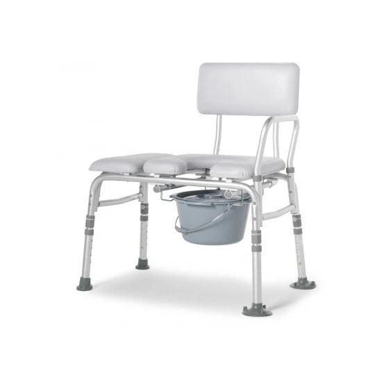 Lumex Padded Commode Knock Down Transfer Bench (7956KD-1)