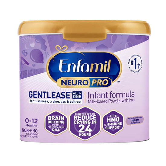 Mead Johnson Enfamil NeuroPro Gentlease Infant Formula Powder, 19.5 oz Tub (792001)
