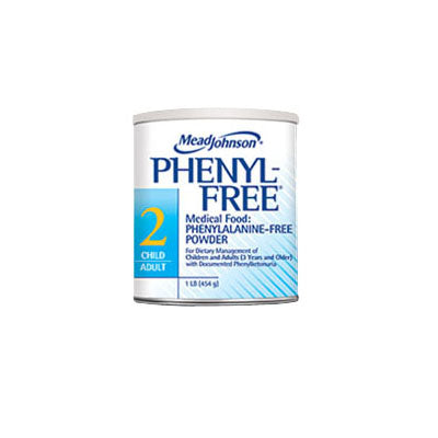 Mead Johnson Phenyl-Free 2 Non-GMO Diet Powder, Vanilla Flavor, 1 lb Can (891301)