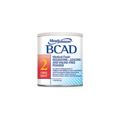 Mead Johnson BCAD 2 Powder, Non-GMO Formulation, Vanilla Scent, 1 lb Can (891501)