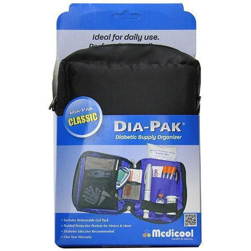 Medicool Dia-Pak Classic Organizer, Black (DPCBK)