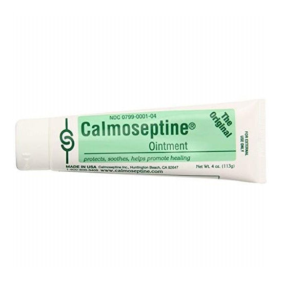 Medline Calmoseptine Skin Protectant Ointment, 4oz Tube (CAM000104)