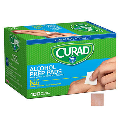 Medline Curad Alcohol Prep Pad, Medium (CUR45585RB)