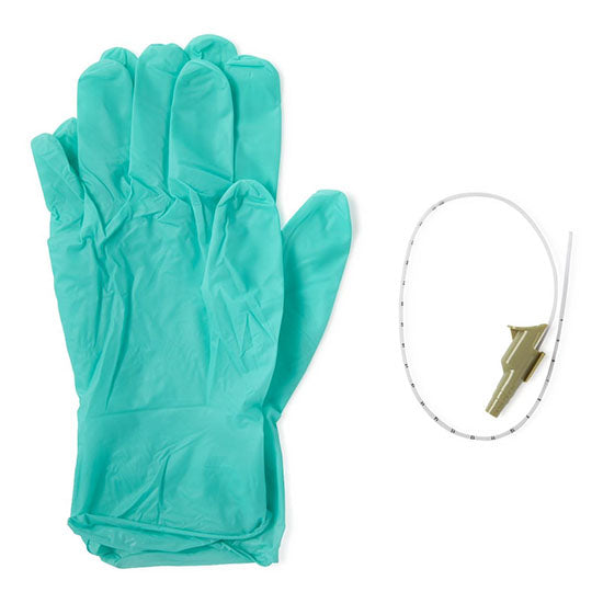 Medline Open Suction Rigid Tray with Catheter and Gloves, 6Fr (DYND40986)