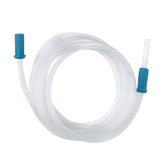 Medline Universal Suction Tubing with Scalloped Connectors, 6' (DYND50216)