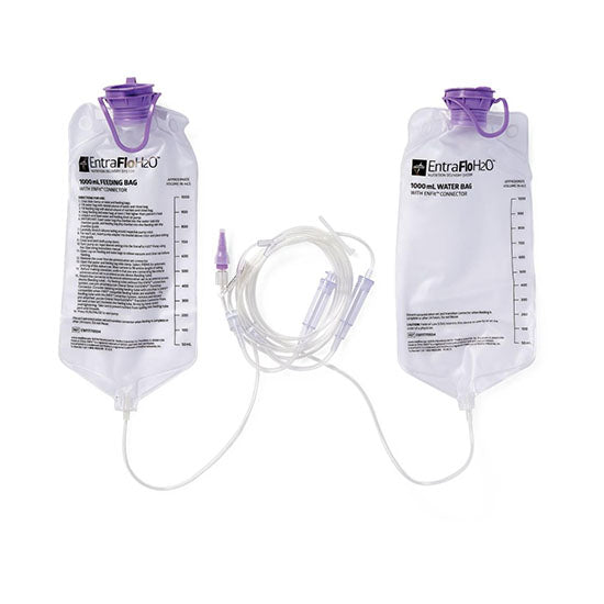 Medline EntraFlo H2O Feeding Set, Bag Set, 1000 mL (ENFIT70554)