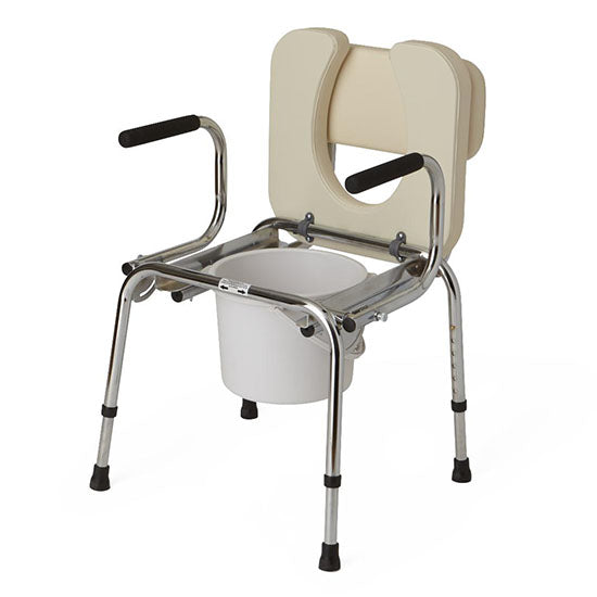 Medline Guardian Padded Drop Arm Commode (G98204)