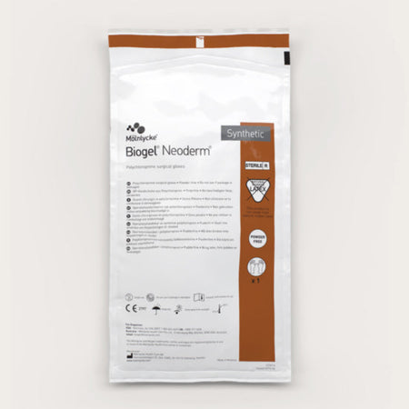 Molnlycke Biogel NeoDerm Surgical Glove, Single, Powder-Free, Latex-free, Size 7 (42970)