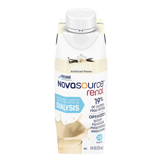 Nestle Healthcare Nutrition Novasource Renal, Vanilla, 8oz Tetra Prisma (4390030609)
