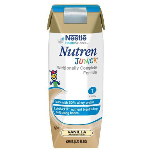 Nestle Nutren Junior Complete Liquid Nutrition, Vanilla Flavor, 250mL Carton (9871616062)