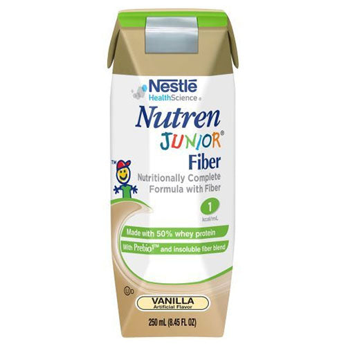Nestle Nutren Junior Complete Liquid Nutrition with Fiber, Vanilla Flavor, 250mL Carton (9871616063)