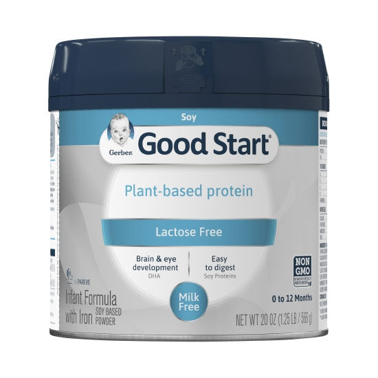 Nestle Gerber Good Start Gentle Soy Powder Infant Formula, 20 oz Canister (LPB13769)