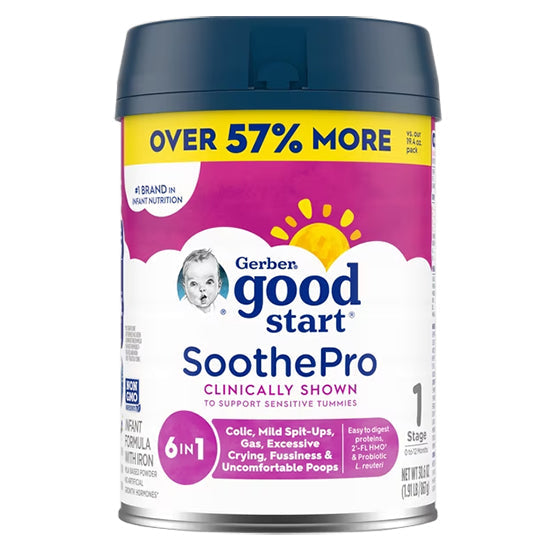 Nestle Gerber Good Start SoothePro Formula Powder, 30.6 oz (LPB49499)