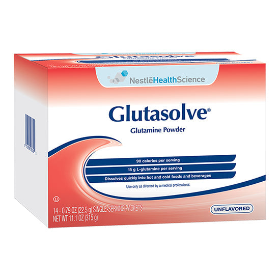 Nestle GLUTASOLVE, Unflavored 22.5g Powder Packet (28330000)