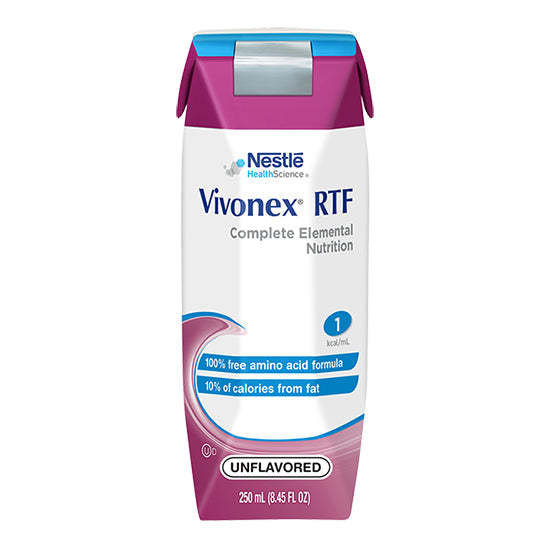 Nestle VIVONEX RTF, Unflavored, 1000mL Closed System Container (36280100)