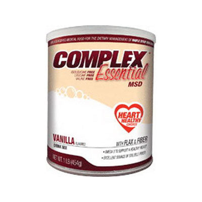 Nutricia Complex Essential MSD Drink Mix, Vanilla Flavor, 454g Can (5972)