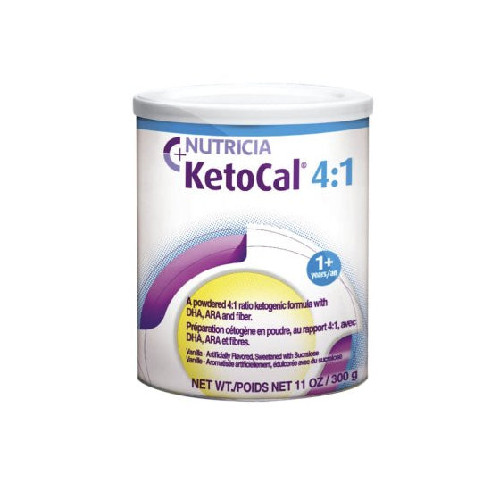 Nutricia KetoCal 4:1 Powder, Vanilla, 300g Can (101777)