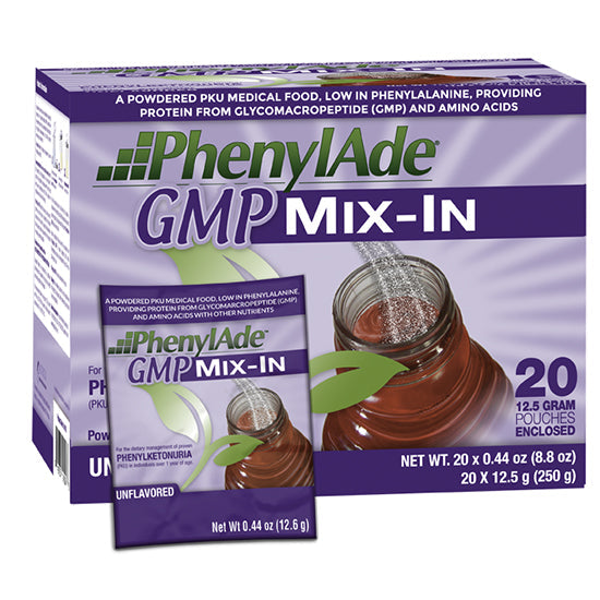 Nutricia PhenylAde GMP Mix-In, Vanilla, 33.3g Pouch (114099)