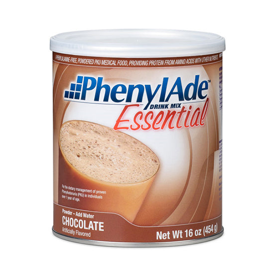 Nutricia PhenylAde Essential Drink Mix, Chocolate, 454g Can (119868)