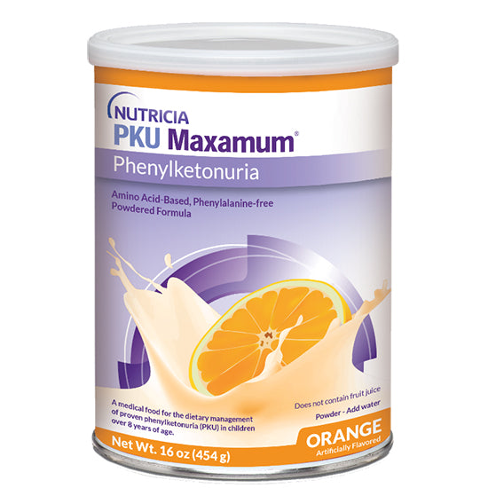 Nutricia PKU Maxamum, Orange Flavor, 454g Can (175748)