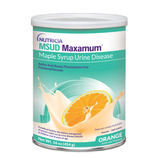 Nutricia MSUD Maxamum, Orange Flavor, 454g Can (175749)