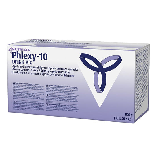 Nutricia Phlexy-10 Drink Mix, Blackcurrant/Apple, 20g Pouch (49161)