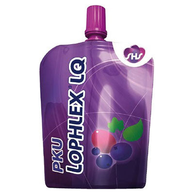 Nutricia PKU Lophlex LQ, Mixed Berry Blast, Ready-to-Drink Pouch (86021)