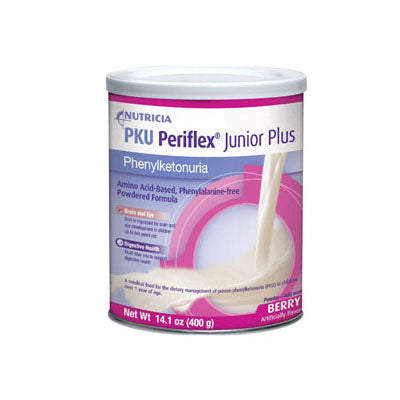 Nutricia Periflex Junior Plus Powder-Based Medical Food, Berry Flavor, 400g Can (89474)