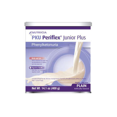 Nutricia Periflex Junior Plus Powder-Based Medical Food, Plain Flavor, 400g Can (89477)