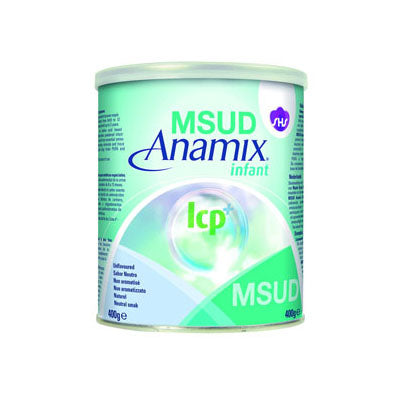 Nutricia MSUD Anamix Infant Powdered Formula, Unflavored, 400g Can (90168)
