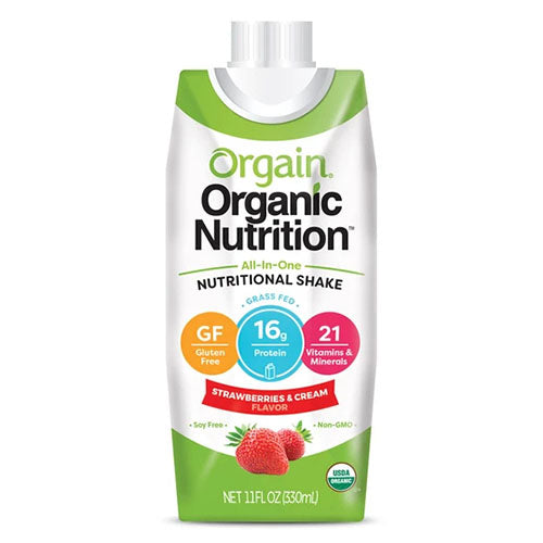 Orgain Organic Nutrition Shake, Strawberries and Cream