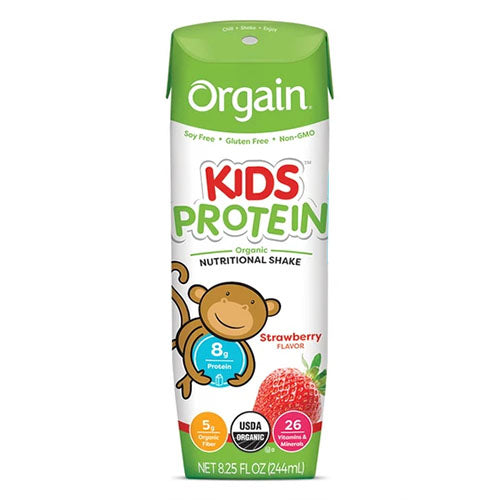 Orgain Kids Protein Organic Nutritional Shake, Strawberry