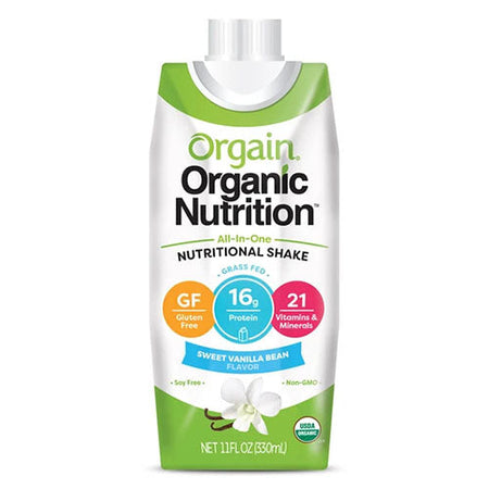Orgain Organic Nutrition Shake, Sweet Vanilla Bean