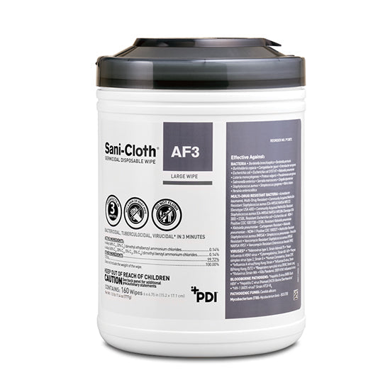 PDI Sani-Cloth AF3 Germicidal Disposable Wipe, Large Canister (P13872)