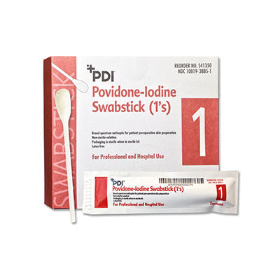 PDI 10% USP Povidone-Iodine Swabstick (S41350)