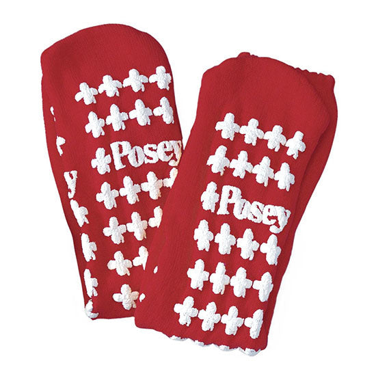 Posey Fall Management Socks, Red, Large, Size 14 (6239LR)